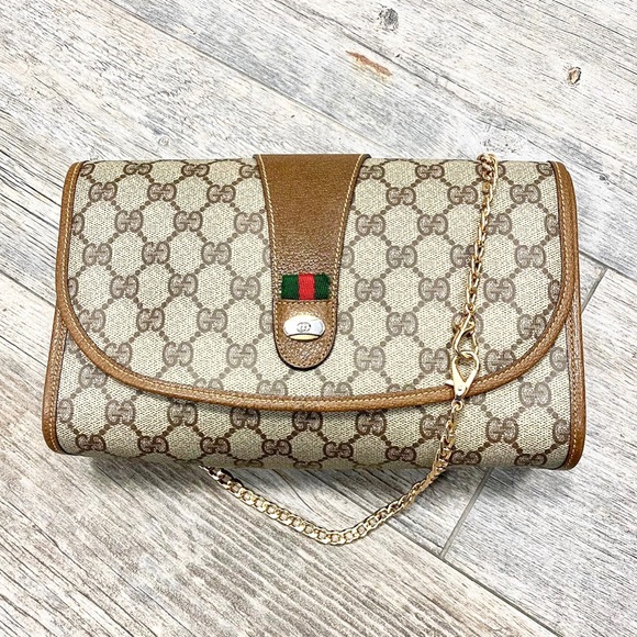 Gucci Handbags - Gucci Ophidia GG Sherry Line Clutch